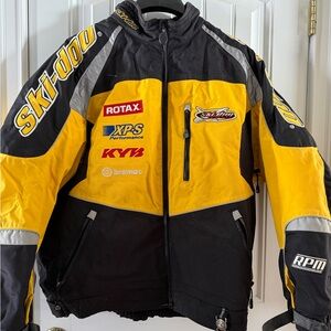 Ski-Doo Men's Performance snowmobiling Jacket - Yellow and Black